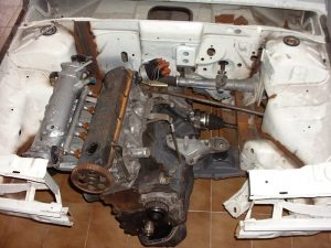 Motor de carro - Motor longitudinal